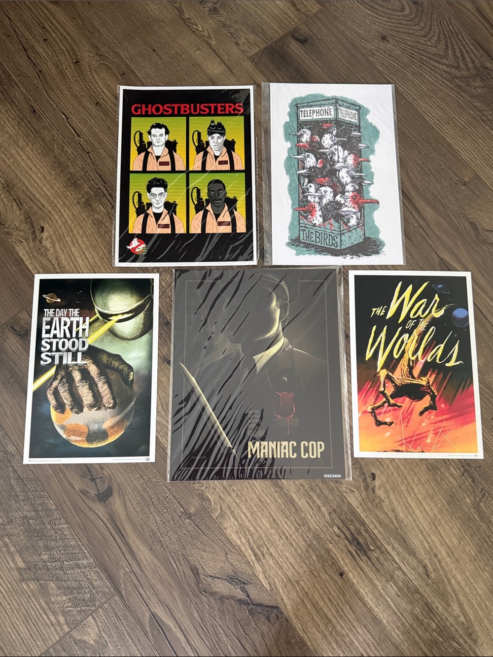 Retro Sci‑Fi & Horror Art Print Set - Multi Color